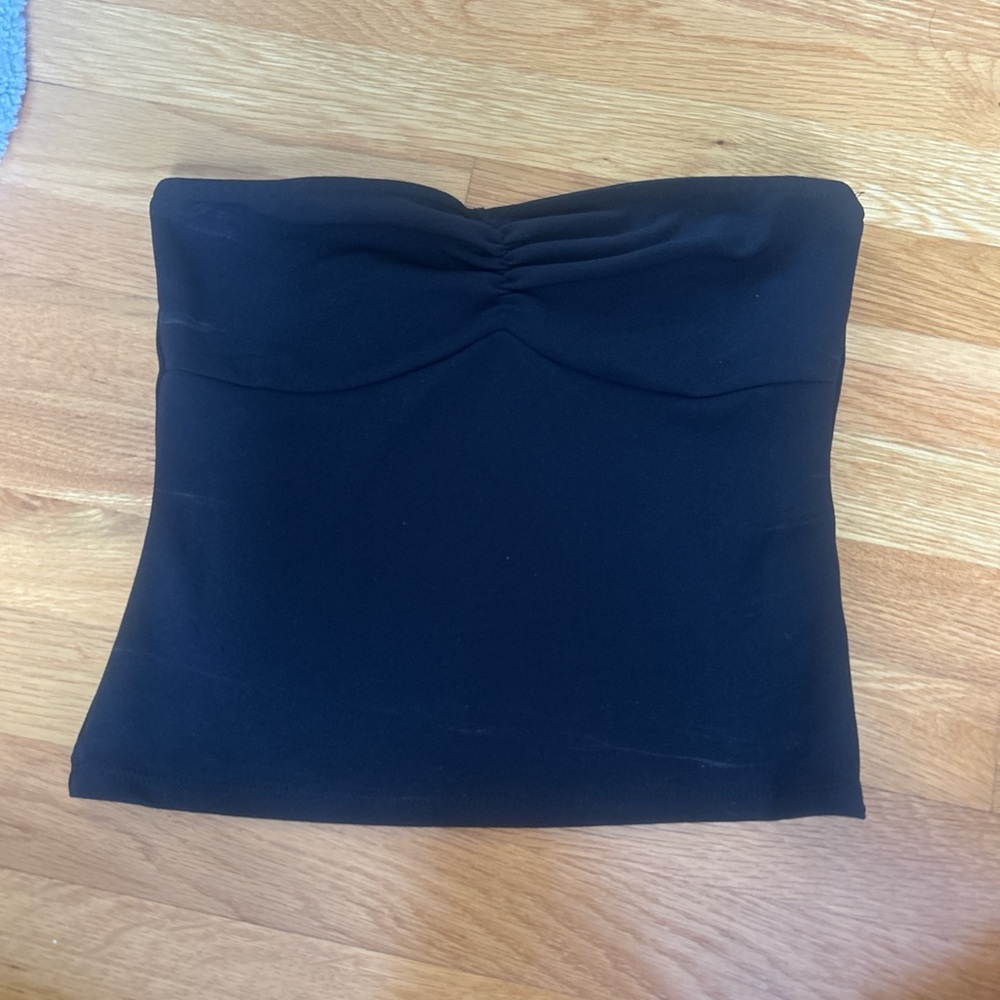 H&M Black Strapless Top